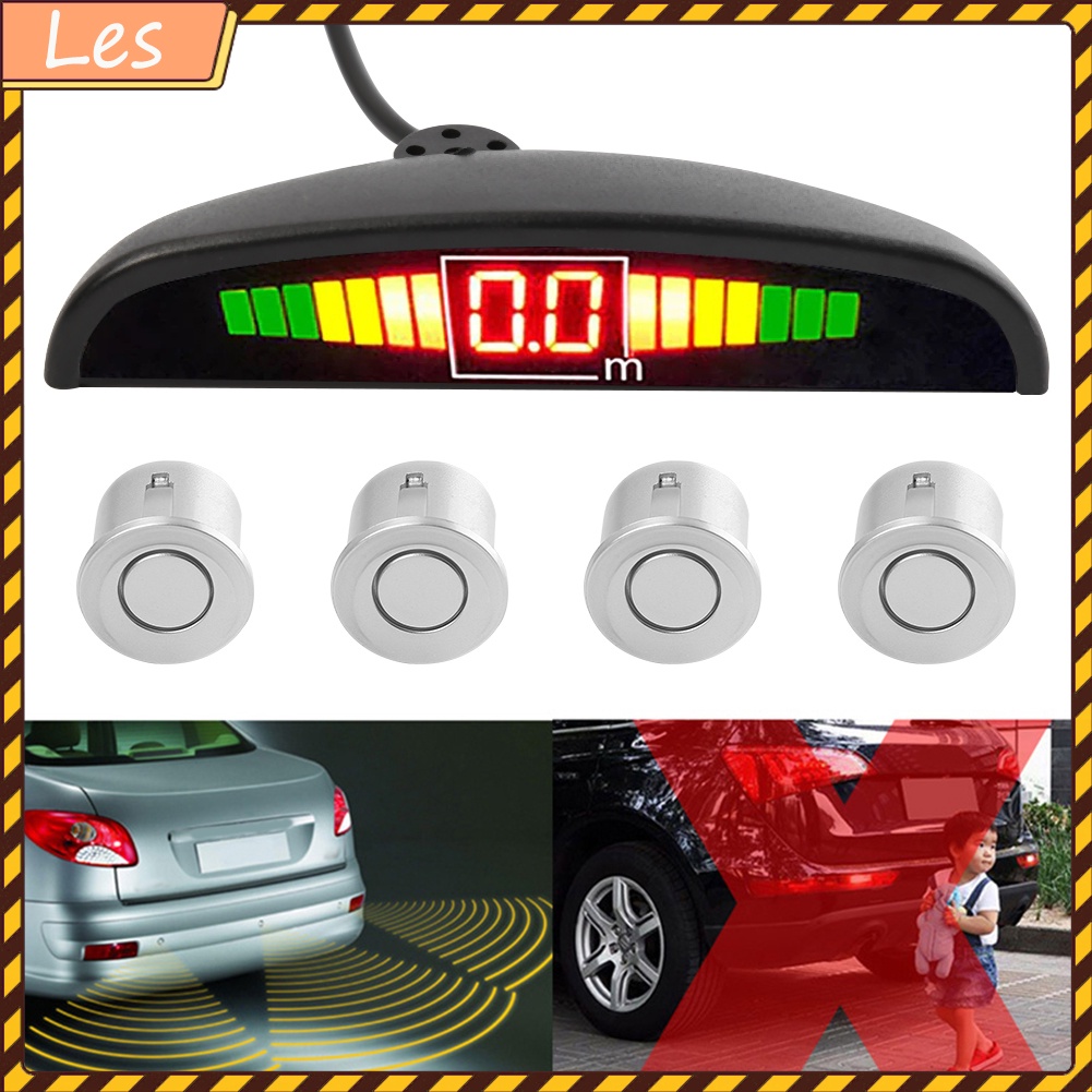 Hệ thống radar cảm biến đỗ xe 4 đèn LED