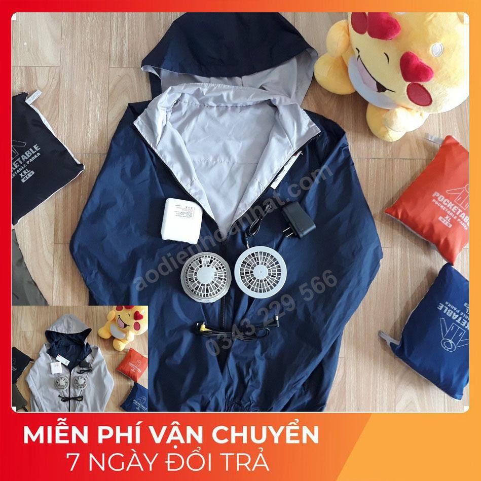 Áo Điều Hòa, Áo Khoác Quạt Gió Công Nghệ Nhật Bản - Màu Cam | BigBuy360 - bigbuy360.vn