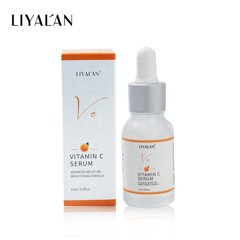 Serum Vitamin C LIYAL'AN Dưỡng Ẩm Se Khít Lỗ Chân Lông Chống Lão Hóa Làm Trắng Da Mặt 15ml