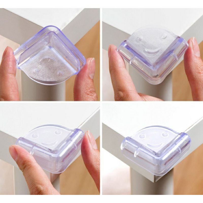 Miếng bịt góc cạnh bàn bằng silicon an toàn cho bé