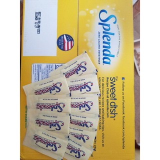 Sét 10 gói đường ăn kiêng Splenda Mỹ date mới