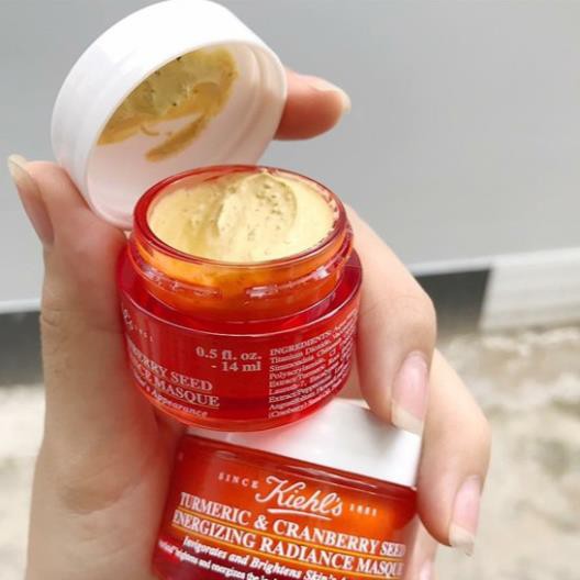 Mặt Nạ Kiehl's Turmeric & Cranberry Seed Energizing Radiance Masque.