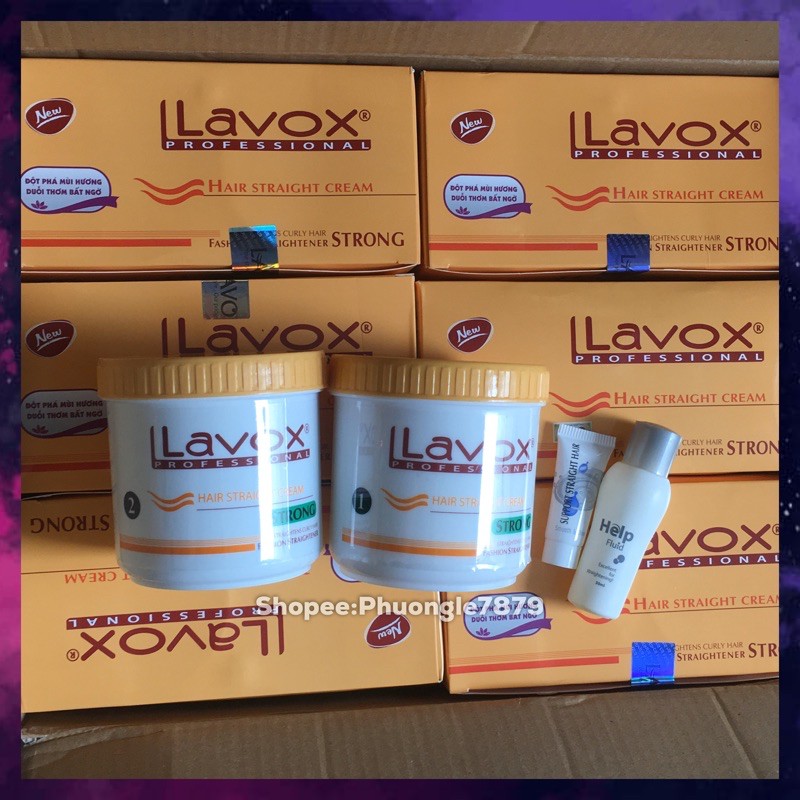 Thuốc Duỗi Lavox Cam 500ml x 2