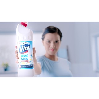 Gel tẩy rửa VIM trắng sáng 880ml (Chai)
