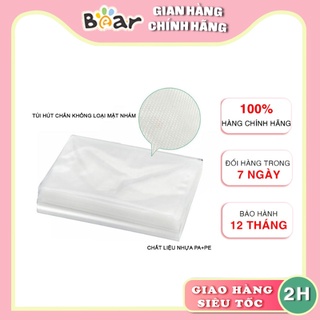 Túi Hút Chân Không 1 Mặt Nhám 1 Mặt Trơn Chuyên Dùng Bảo Quản Thực Phẩm, Set 5 Túi Và 10 Túi Đủ Size - Bếp Nhà Bear