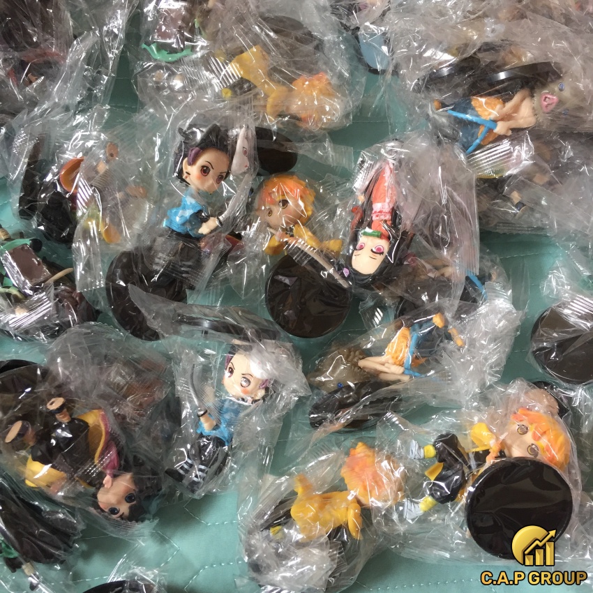Mô hình Tanjiro Nezuko nhân vật truyện Thanh gươm diệt quỷ chibi - Anime Demon Slayer Kimestu no Yaiba