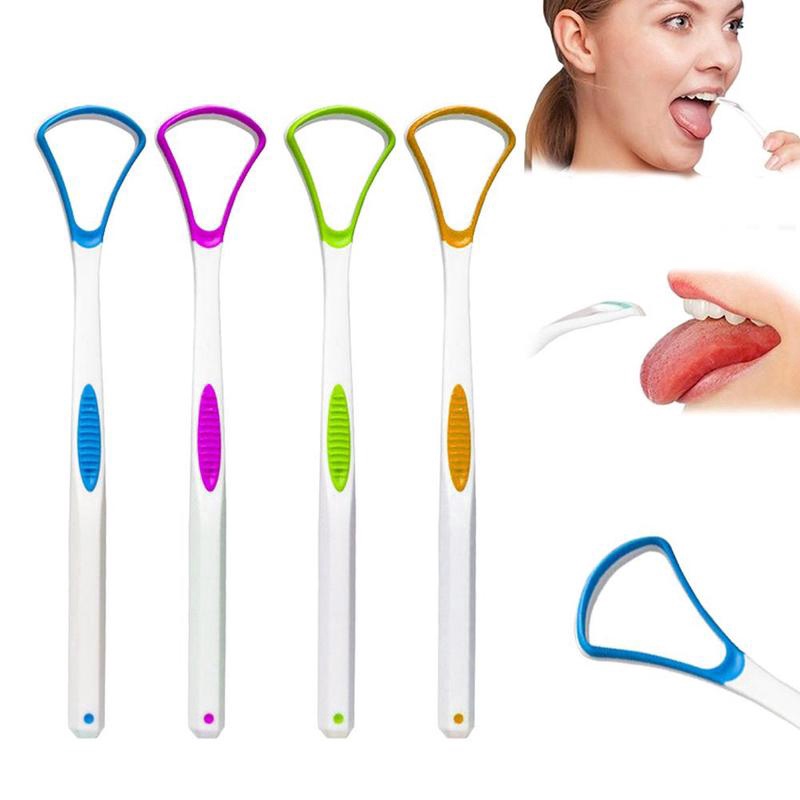1 Dụng Cụ Cạo Lưỡi Vệ Sinh Chăm Sóc Răng Miệng Bằng Silicone Giữ Hơi Thở Tươi Mới