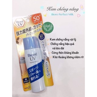 kem chống nắng biore đi biển