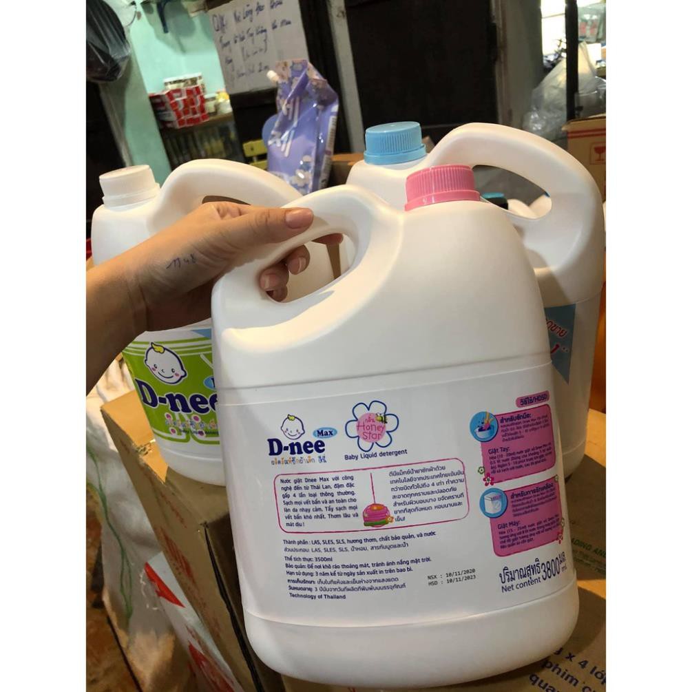 [BÁN CHẠY] NƯỚC GIẶT DNEE MAX 3800ML - THÁI LAN (LOẠI MỚI) CHÍNH HÃNG (giá rẻ)