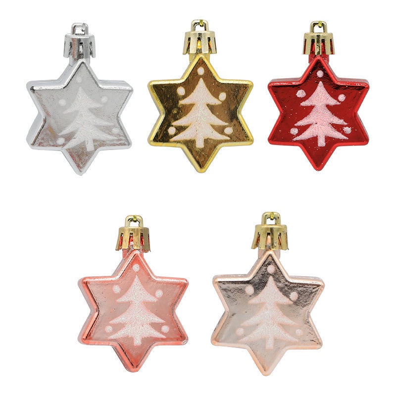 Set 5 Trái Châu Trang Trí Giáng Sinh Năm Mới