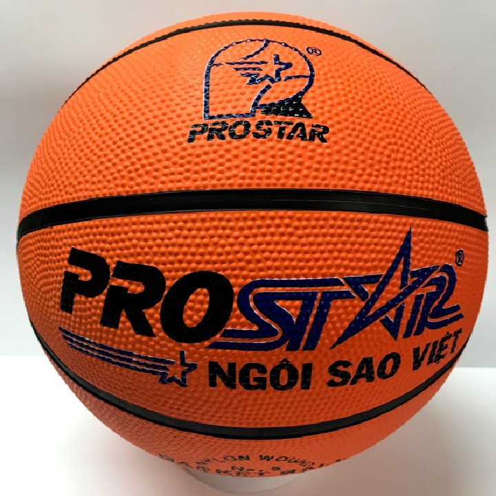 Bóng rổ cao su cam số 5 prostars ngôi sao Việt - thương hiệu Việt Nam