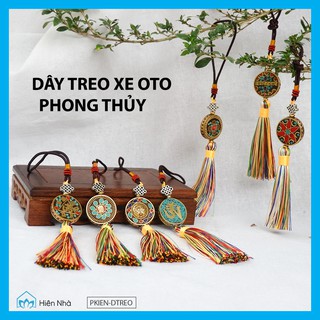 Dây treo ô tô phong thủy Ngũ sắc - Bình an, may mắn- Hiên Nhà