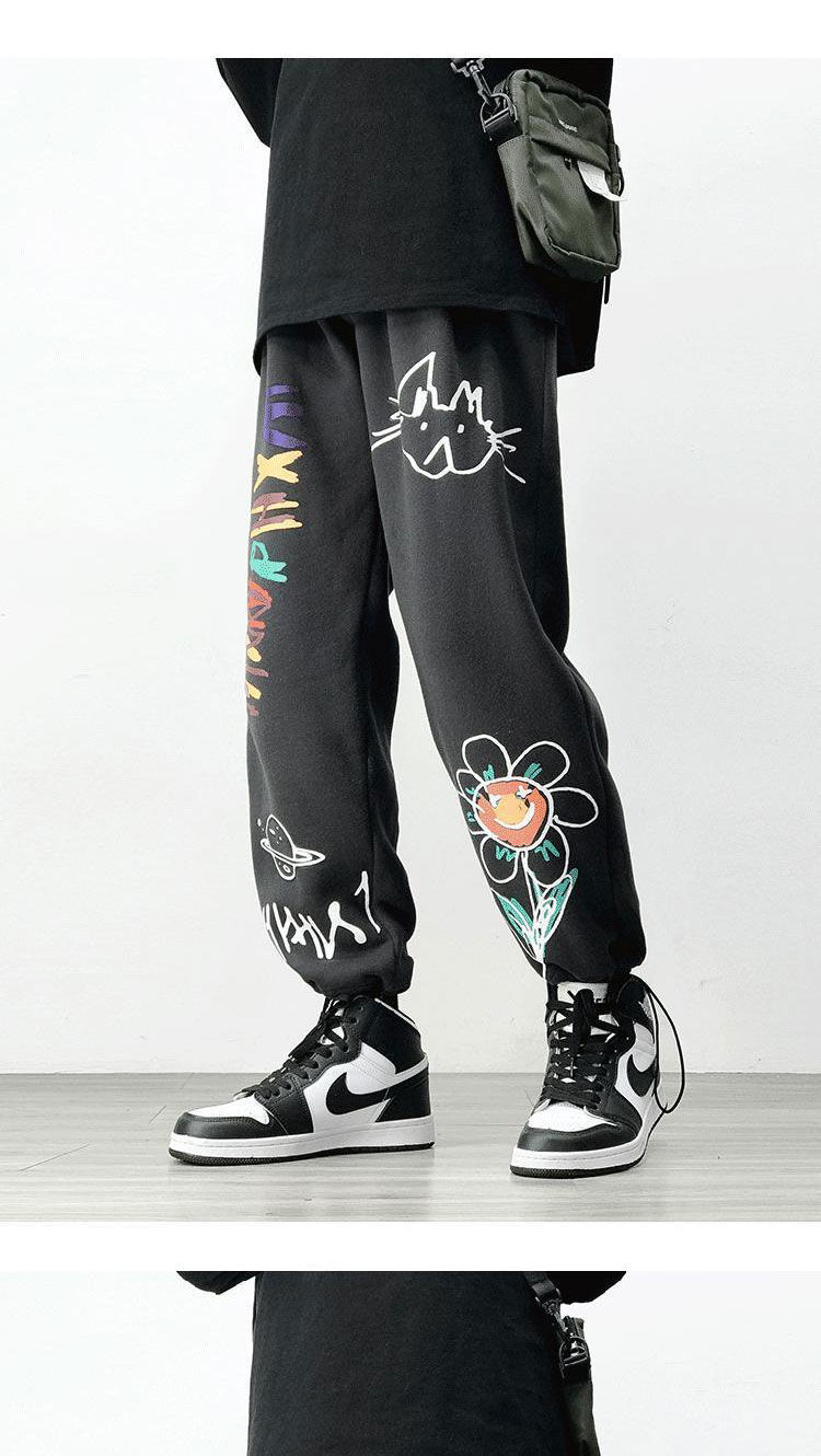 Quần Dài Thể Thao Ống Rộng Thời Trang Mùa Thu Cho Nam | BigBuy360 - bigbuy360.vn