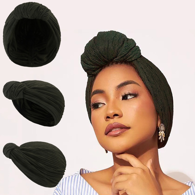 Khăn Turban Trùm Đầu Thời Trang Dành Cho Nữ