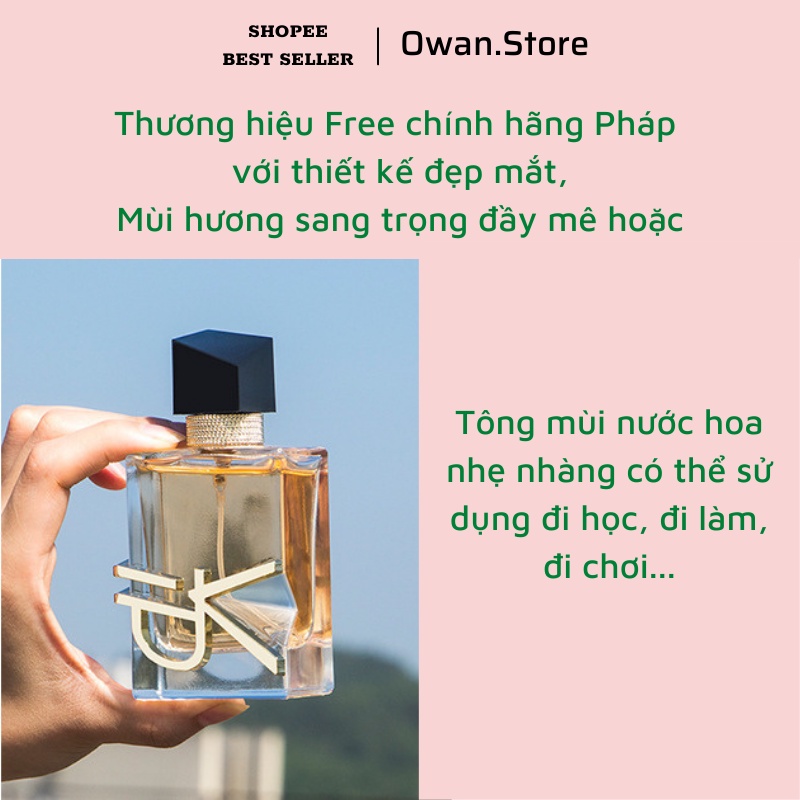 Nước Hoa Nữ, Nước Hoa Free 50ml Thơm Lâu 12h Hương Thơm Ngọt ngào, nữ tính dầu thơm nữ cao cấp | BigBuy360 - bigbuy360.vn