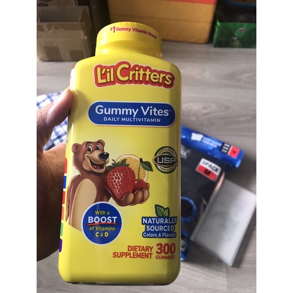 Kẹo dẻo bổ sung nhiều loại Vitamin L’il Critters Gummy Vites Complete Multivitamin 300 viên