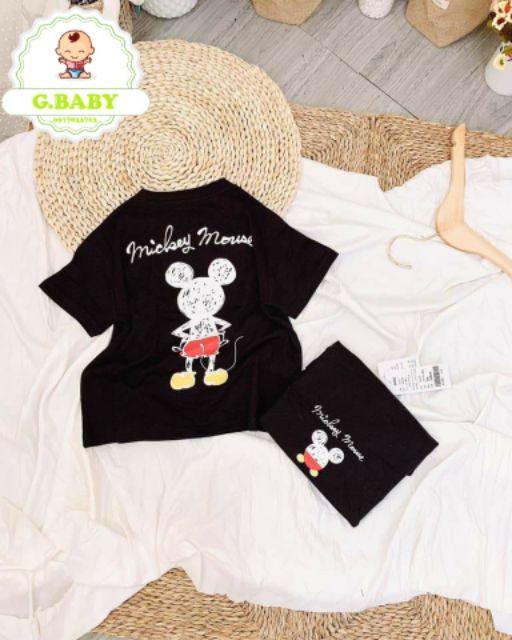 Áo Thun Micky Cotton Hàng Quảng Châu Cao Cấp Cho Bé