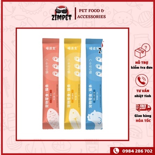 Súp thưởng cho mèo Catsnack kích thích ăn ngon dạng thanh lẻ 15gr