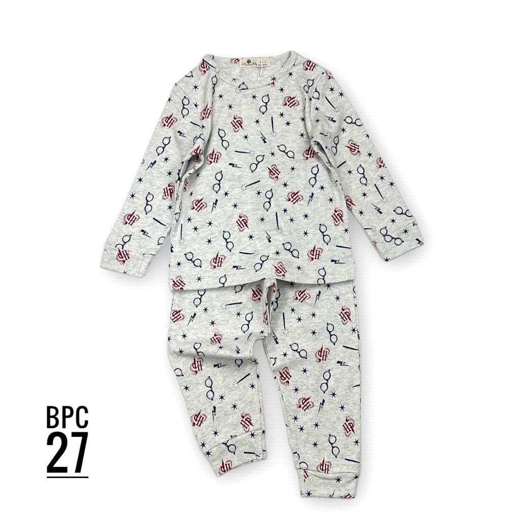 Bộ quần áo cotton thu đông LITIBABY họa tiết, cho bé 3-10 tuổi [BPC]