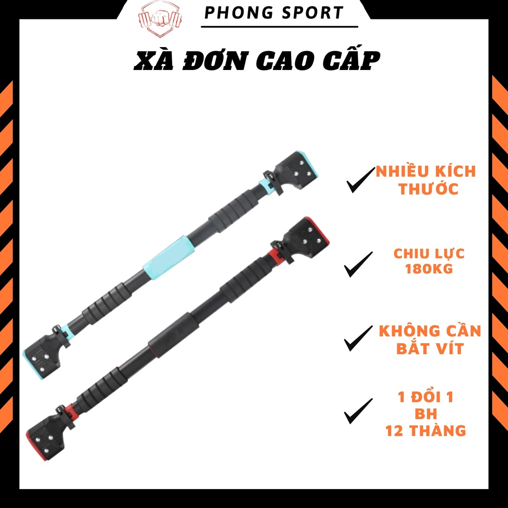 Xà đơn treo tường, gắn tường 2021 Cao Cấp điều chỉnh 72cm-105cm 93cm-140cm 100cm-160cm XD1