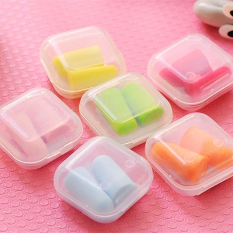 ❤️1 Cặp Nút Bịt Tai Chống Ồn Khi Ngủ Nút bịt tai chống ồn cách âm loại đẹp - có hộp