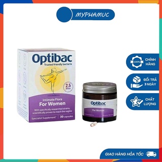 Men vi sinh Optibac tím - 30 viên