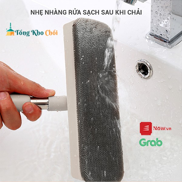 Cây gạt nước Pulito 2 trong 1 siêu bền với vải sợi siêu nhỏ không làm tổn hại bề mặt kính LS-CLK-2Đ