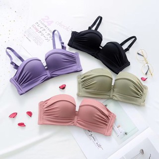 Áo Lót Áo Ngực Nữ Đệm Kép Nâng Ngực Không Gọng Tạo Khe Gợi Cảm