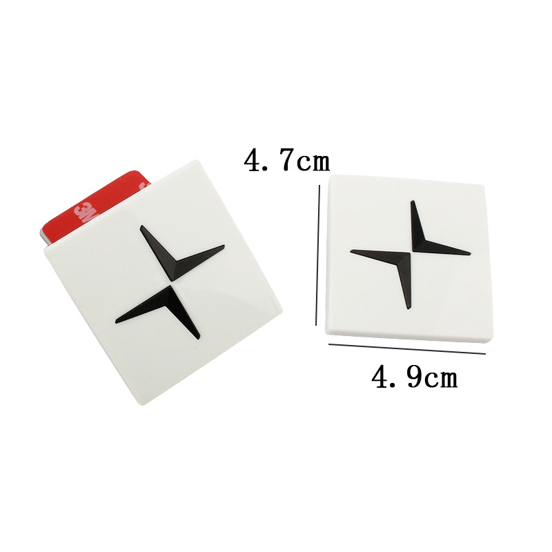 1 ❤ Miếng Dán Trang Trí Thân Xe Hơi volvo Bằng Abs Họa Tiết Ngôi Sao Trung Hoa