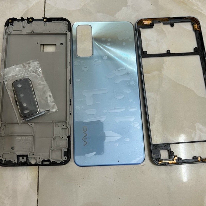 Vỏ sườn Vivo y20 / Y20s /Y12s  zin kl  xịn, đẹp, có bán lưng rời, keo dán e8000