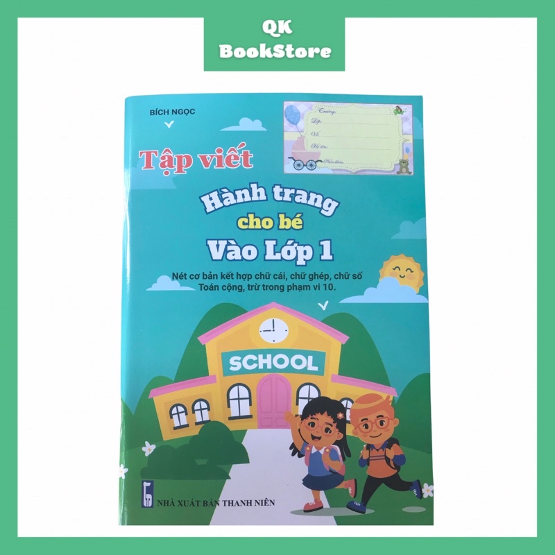 Vở Ôly Tập Viết_Hành Trang Cho Bé Tự Tin Vào Lớp 1_Nét Cơ Bản Kết Hợp Chữ Cái, Chữ Ghép, Chữ Số