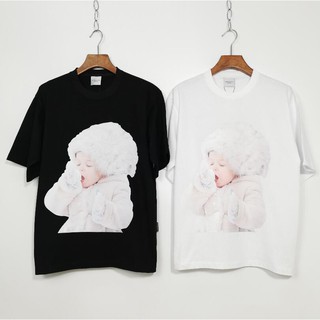 ADLV Áo Thun Tay Ngắn In Hình Người Tuyết Dễ Thương Cho Cặp Đôi