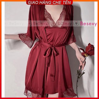 Áo Choàng Ngủ Lụa Sang Chảnh Cao Cấp Nhiều Màu Áo Choàng Ngủ