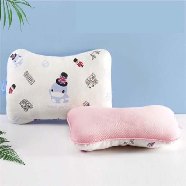 Gối 3D thoáng khí cho bé trên 6 tháng KU.KU Duckbill KU2086