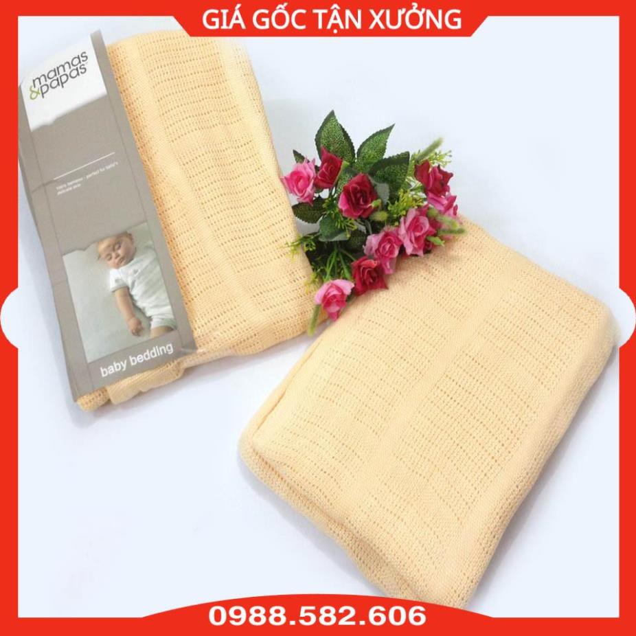 Chăn Lưới Sợi Tre Siêu Thoáng Mát Mama &amp; Papa 4 Mùa Cho Bé - BTT00176