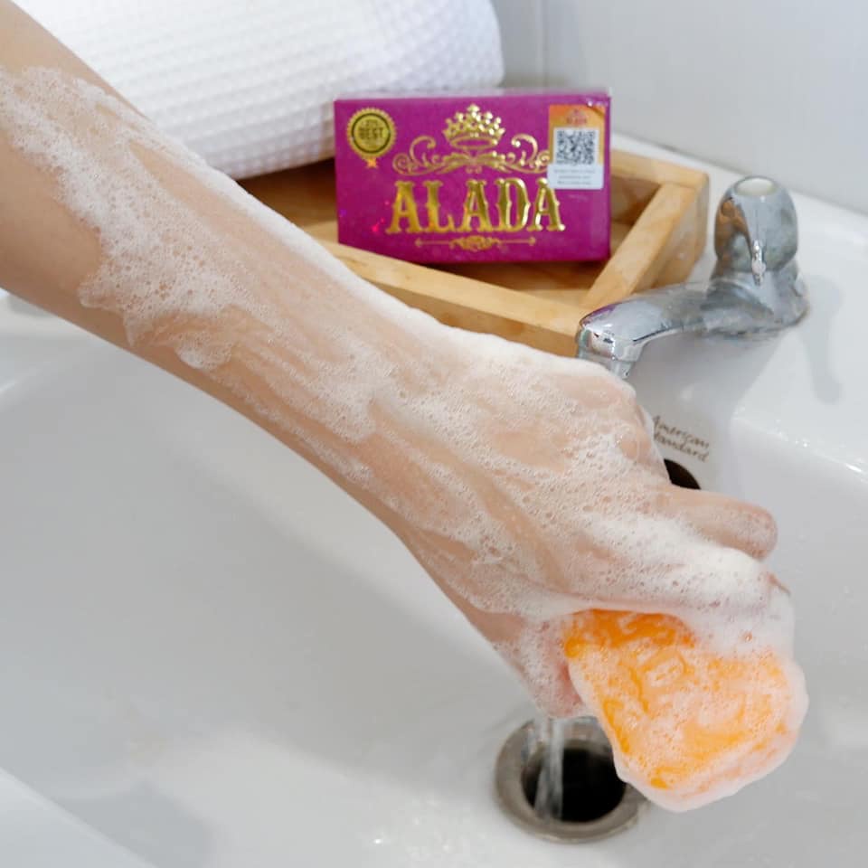 01 Xà Phòng Dưỡng Trắng Da Giảm Thâm/Nám ALADA Thái Lan 160gram