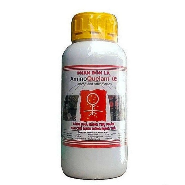 Phân bón lá Amino 05 (Amino Bo) - Bổ Sung Vi Lượng, Chống Rụng Nụ Hoa - 500ml