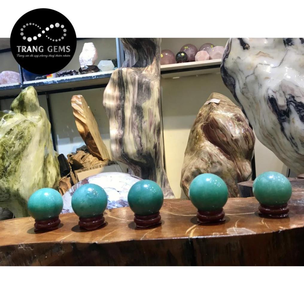 Bi cầu đá Aventurine tư nhiên, đường kính trung bình 3,5 cm