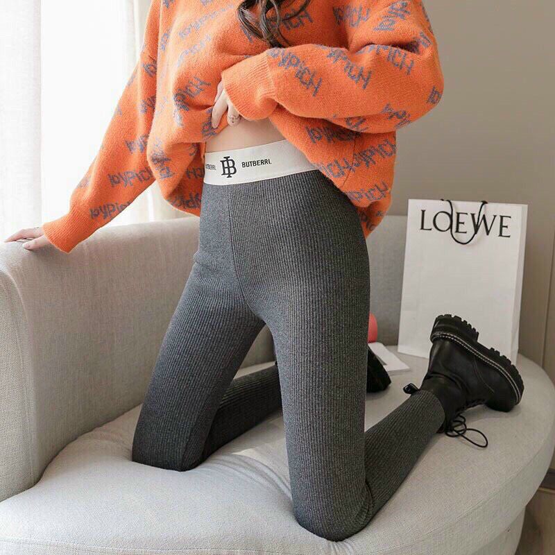 Quần legging lót nỉ cạp TB hàng QC