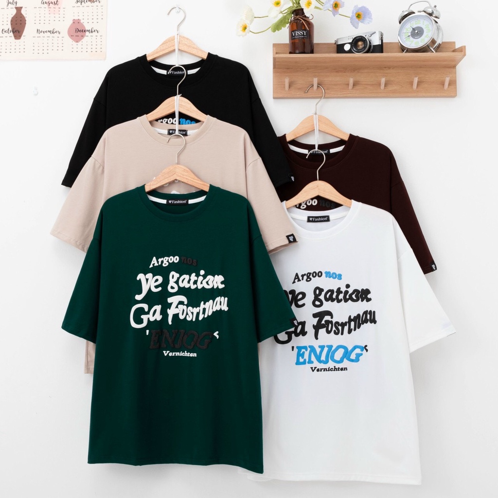 Áo Ye Gation IN NỔI 5 Màu  Áo Phông Tay Lỡ From KL Unisex