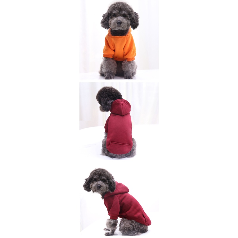 Áo Sweater Có Túi Phong Cách Thể Thao Thời Trang Thu Đông Cho Thú Cưng