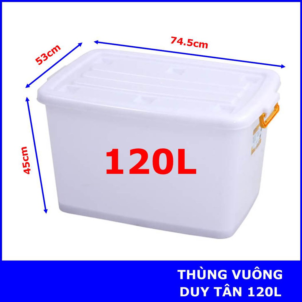 Thùng nhựa đựng đồ đa năng Duy Tân 120 Lít