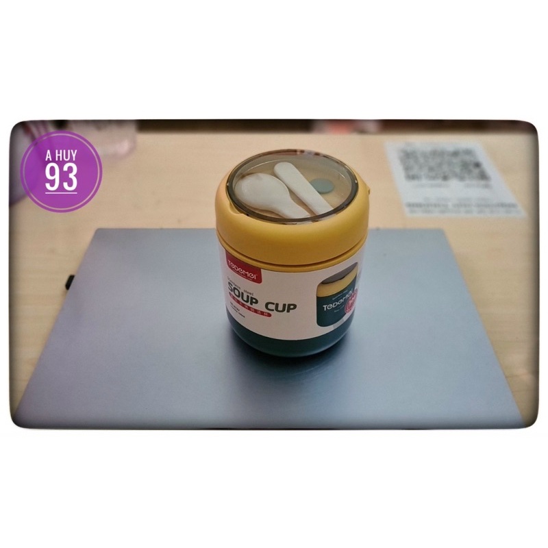 Bình ủ cháo Tedemel dung tích 530ml lõi thép không gỉ 30d cao cấp nhỏ gọn  tiện lợi