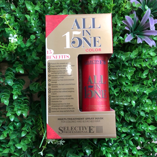 [Chính hãng] [Siêu rẻ] XỊT DƯỠNG TÓC SELECTIVE PROFESSIONAL 15 ALL IN ONE ITALY 150ML