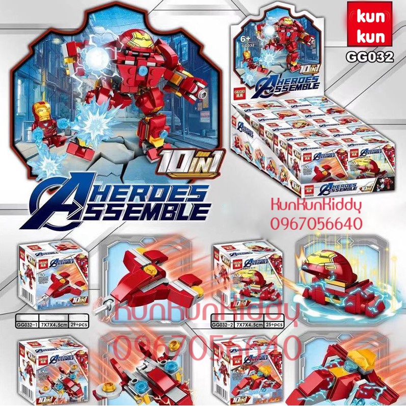 Đồ chơi lắp ghép mô hình IRON MAN