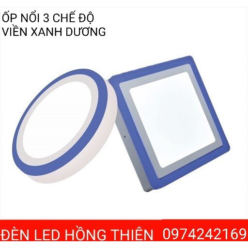 đèn led ốp nổi tròn 6w 12w 18w 24w 1 chế độ và 3 chế độ