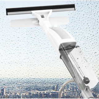 Chổi lau kính kiêm bình xịt nước đa năng