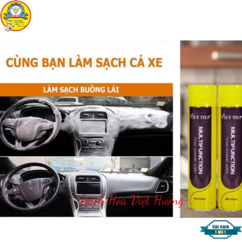 Bình xịt bọt tuyết tẩy rửa đa năng vệ sinh sạch nhà bếp, nội thất ô tô, nhà tắm, làm sạch ghế da (siêu rẻ)