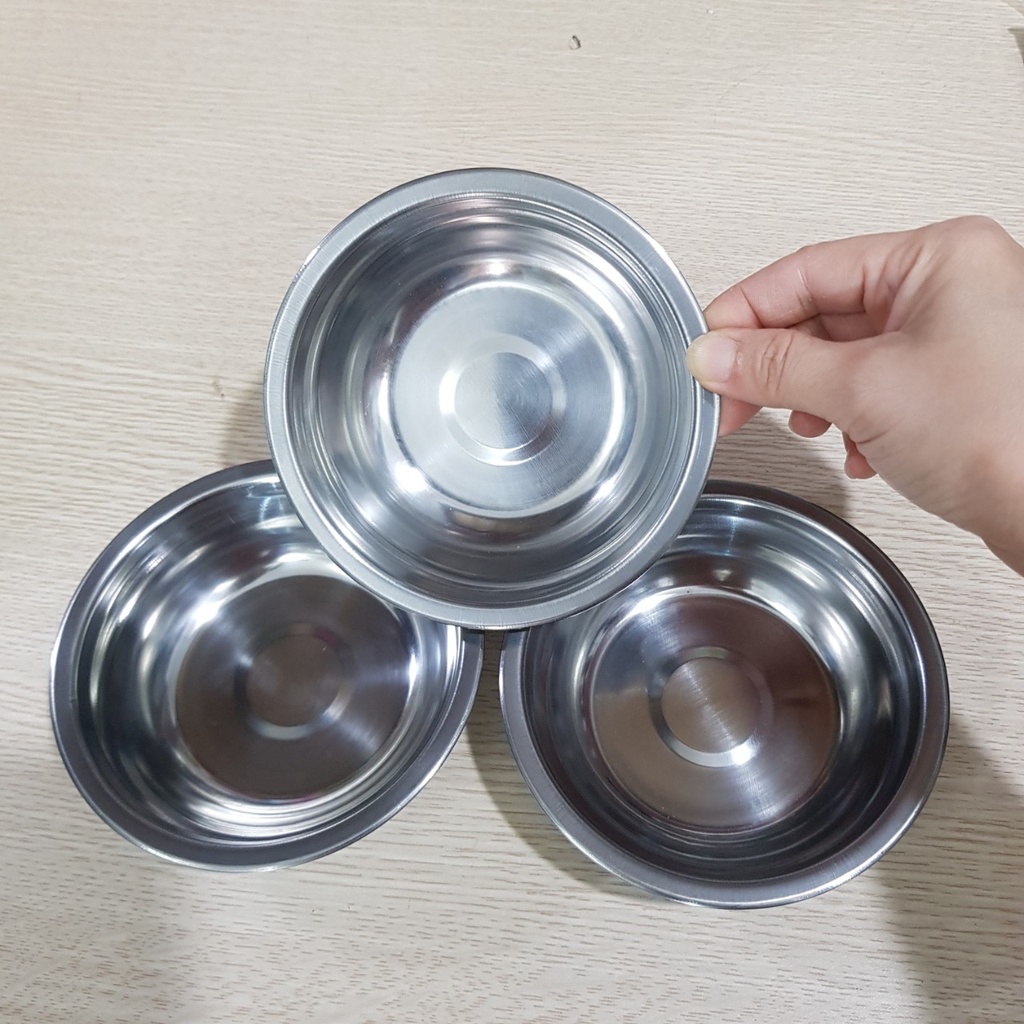 Bát ăn cho chó mèo, thú cưng chất liệu inox