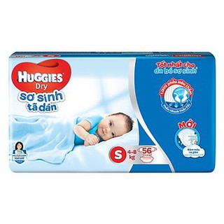 Tã dán sơ sinh Huggies size S 56 miếng